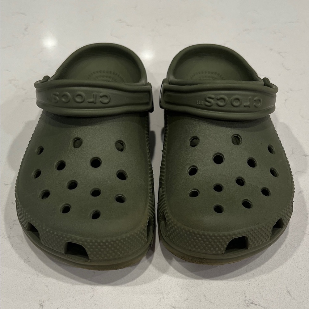CROCS Kids' Sandals - Olive Green